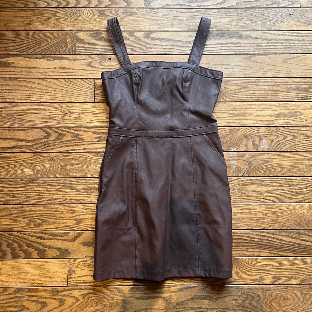 Abercrombie & Fitch Faux Leather Dress - Size ST